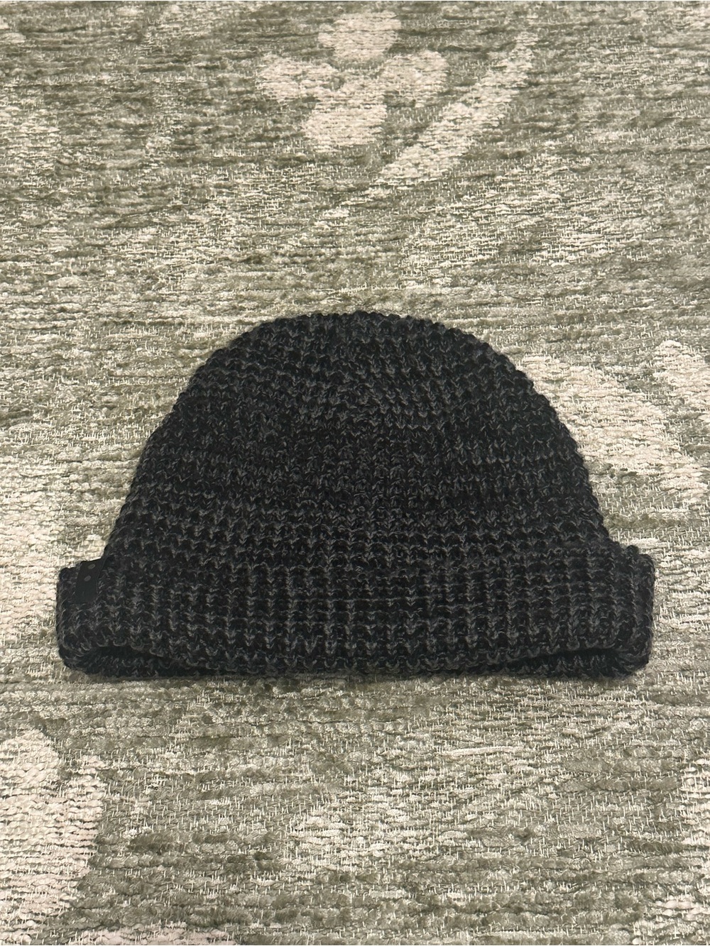 Cotton On Men's Black Knit Cuffed Beanie